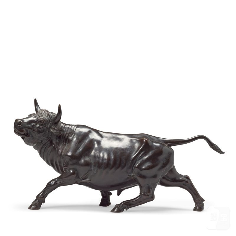 明治時代 銅牛 | A BRONZE BULL - 图4